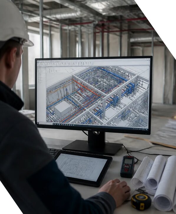 Создание BIM модели инженерных сетей для объектов в Старом Осколе